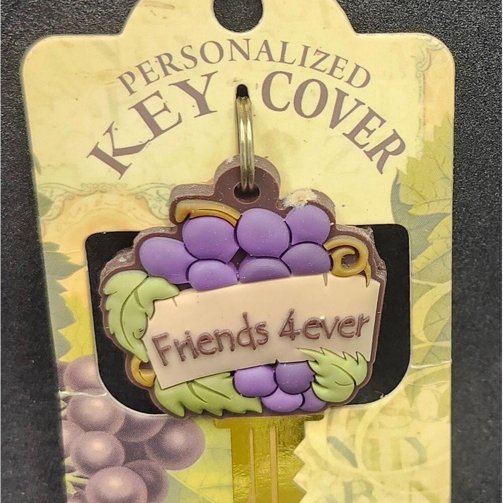 Friends Forever Personalized Key Cover with Leaf Design
